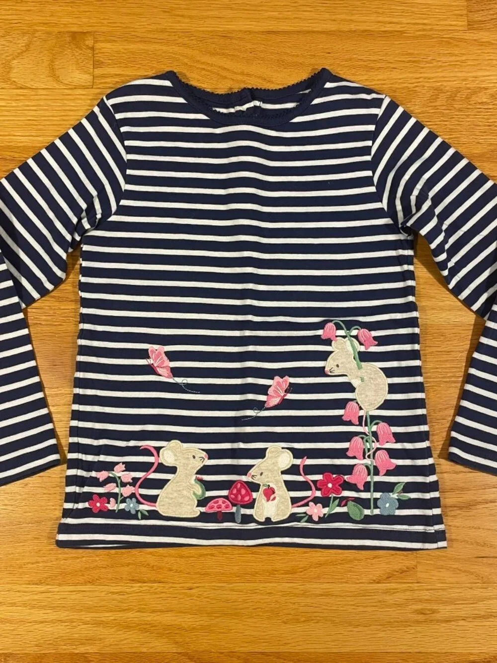 JoJo Maman Bebe Jersey Cords & Mouse Top | Size 5-6Y